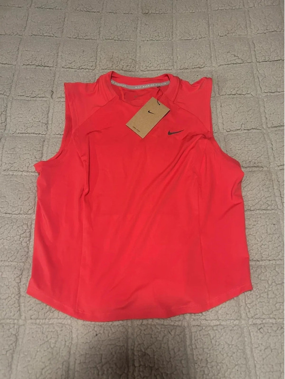 Nike Running Division Dri-FIT Pocket Running Tank Aster Pink Women’s L NWT